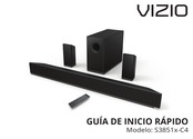 Vizio S3851x-C4 Guia De Inicio Rapido