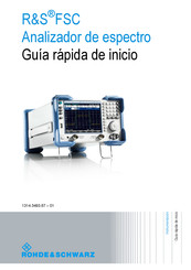 Rohde & Schwarz 1314.3006K13 Guía Rápida De Inicio