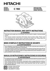 Hitachi C 7BD Manual De Instrucciones