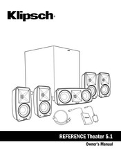 Klipsch REFERENCE Theater 5.1 Manual De Instrucciones