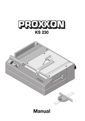 Proxxon KS 230 Manual De Instrucciones