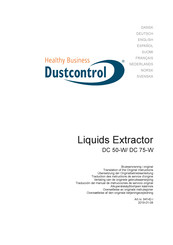 Dustcontrol DC 75-W Traducción Del Manual De Instrucciones De Servicio Original