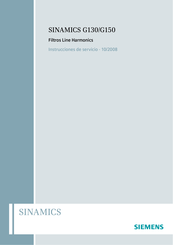 Siemens SINAMICS G150 NEMA Instrucciones De Servicio