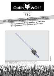 Outils Wolf TE2 Manual De Instrucciones