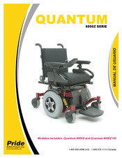 Pride Mobility Quantum 6000Z HD Manual De Usuario