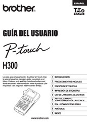 Brother P-touch H300 Guia Del Usuario