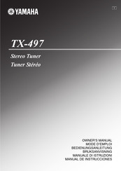 Yamaha TX-497 Manual De Instrucciones
