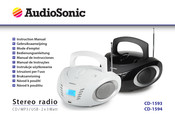 AudioSonic CD-1593 Manual De Instrucciones