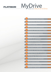 Platinum MyDrive Serie Manual De Instrucciones