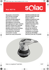 SOLAC ME7710 Instrucciones De Uso