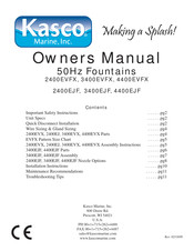 Kasco 4400EJF Manual Del Propietário