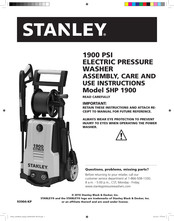 Stanley SHP 1900 Manual Del Propietário