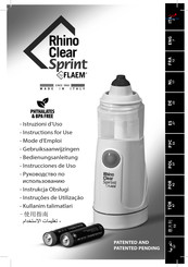 FLAEM Rhino Clear Sprint Instrucciones De Uso