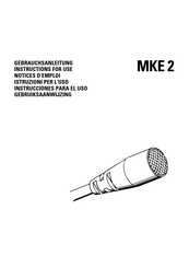 Sennheiser MKE 2-2R Manual De Instrucciones