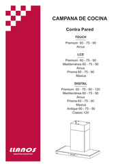 LLANOS DIGITAL Premium 75 Instrucciones De Instalación, Funcionamiento Y Mantenimiento