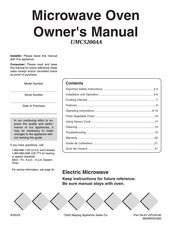 Maytag UMC5200AA Manual Del Propietário