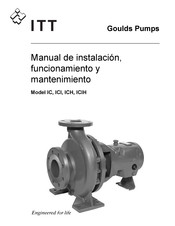 ITT IC Manual De Instalación, Funcionamiento Y Mantenimiento