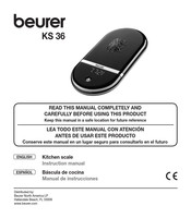 Beurer KS 36 Manual De Instrucciones
