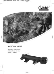 Oase Vitronic 18 Instrucciones De Uso