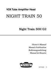 Vox Night Train 50H G2 Manual De Usuario