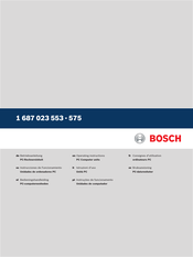 Bosch 1 687 023 553 Instrucciones De Funcionamiento