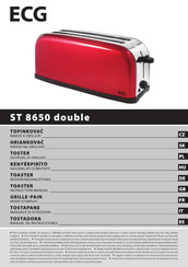 ECG ST 8650 double Manual De Instrucciones