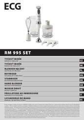 ECG RM 995 SET Manual De Instrucciones