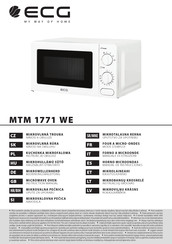 ECG MTM 1771 WE Manual De Instrucciones