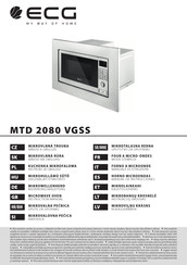 ECG MTD 2080 VGSS Manual De Instrucciones