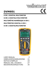 Velleman DVM601 Manual Del Usuario