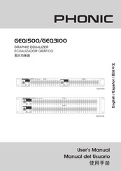 Phonic GEQ3100 Manual Del Usuario