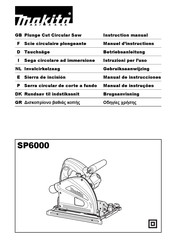 Makita SP6000J1 Manual De Instrucciones