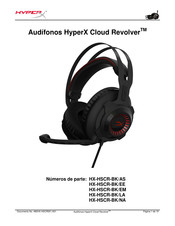 HyperX Cloud Revolver HX-HSCR-BK/EE Manual De Instrucciones