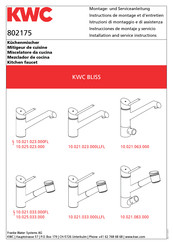 KWC 10.021.063.000 Instrucciones De Montaje Y Servicio