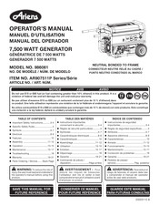 Ariens Seria AR907511P Manual Del Operador