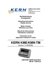 KERN 72201618 Manual De Instrucciones