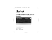 Saitek Backlit Slimline Manual Del Usuario