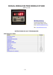 SE Electrónica CP-6400 Instrucciones De Uso