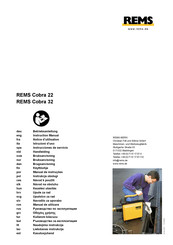 REMS Cobra 32 Instrucciones De Servicio