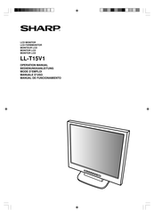 Sharp LL-T15V1 Manual De Funcionamiento