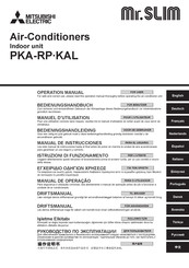 Mitsubishi Electric Mr. SLIM PKA-RP KAL Serie Manual De Instrucciones