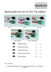 Modellsport MULTIPLEX SafetySwitch 6 HV Manual De Instrucciones