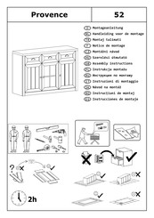 Home affaire Provence 52 Instrucciones De Montaje