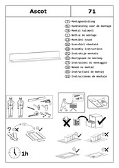 Home affaire Ascot 71 Instrucciones De Montaje