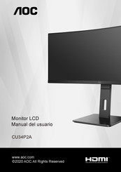 AOC CU34P2A Manual Del Usuario