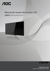 AOC U32U1 Manual Del Usuario