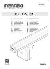 Menabo PROFESSIONAL FIX 603FP Instrucciones De Montaje