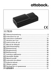 Ottobock 317B20 Instrucciones De Uso