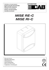 Automatismi CAB MISE RE-C Manual De Instrucciones