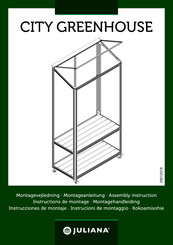 Juliana CITY GREENHOUSE Instrucciones De Montaje